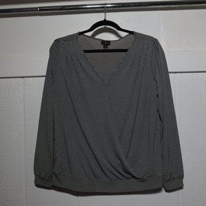 Worthington Wrap Blouse Petite